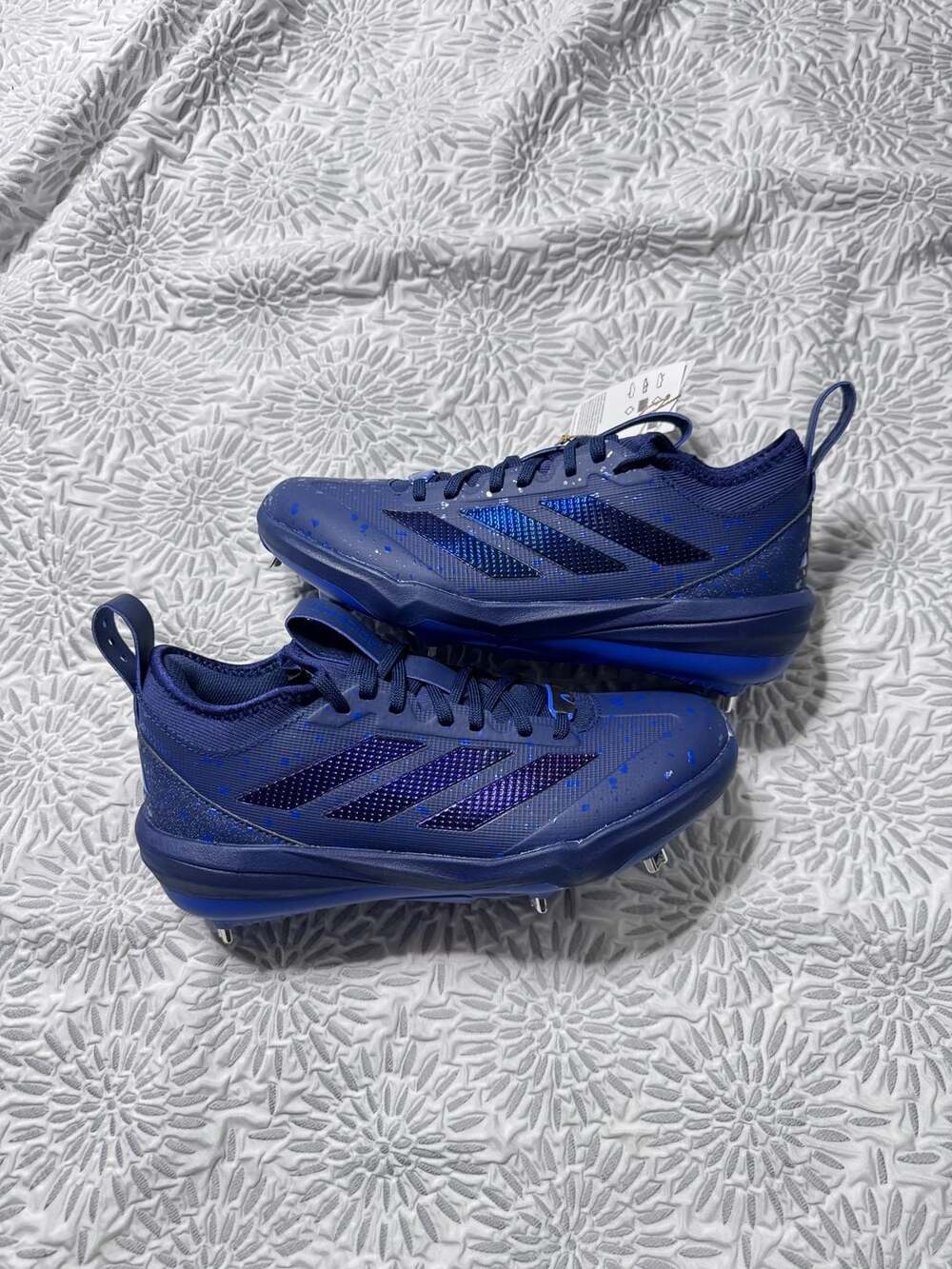 Adidas Adizero Impact 2.0 BSB Shades Baseball Cleats Blue 6.5 Men’s JQ2088